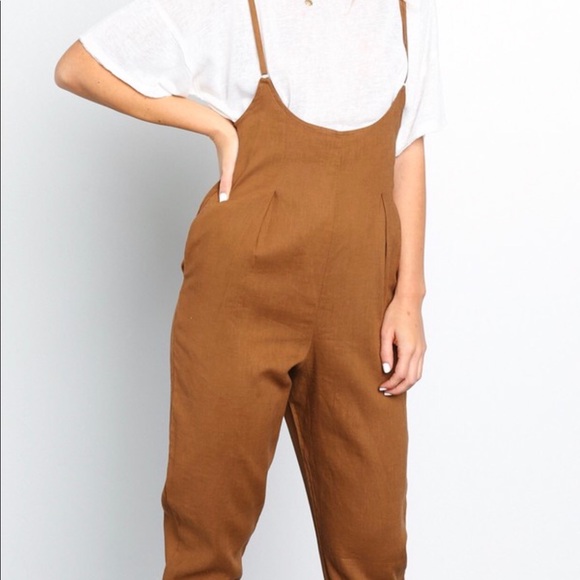 SOLD OUT Laurel Jumpsuit in Copper - Picture 7 of 8